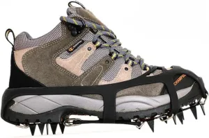 1pair Outdoor Ice and Snow Non- Silicone Crampons Tooth Spikes for Shoes Lightweight and Ice Climbing Equipment for Hiking and Outdoor Adventures