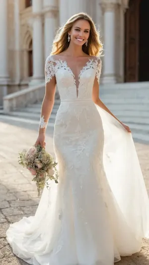 20 Elegant Wedding Long Dress Ideas for All Styles