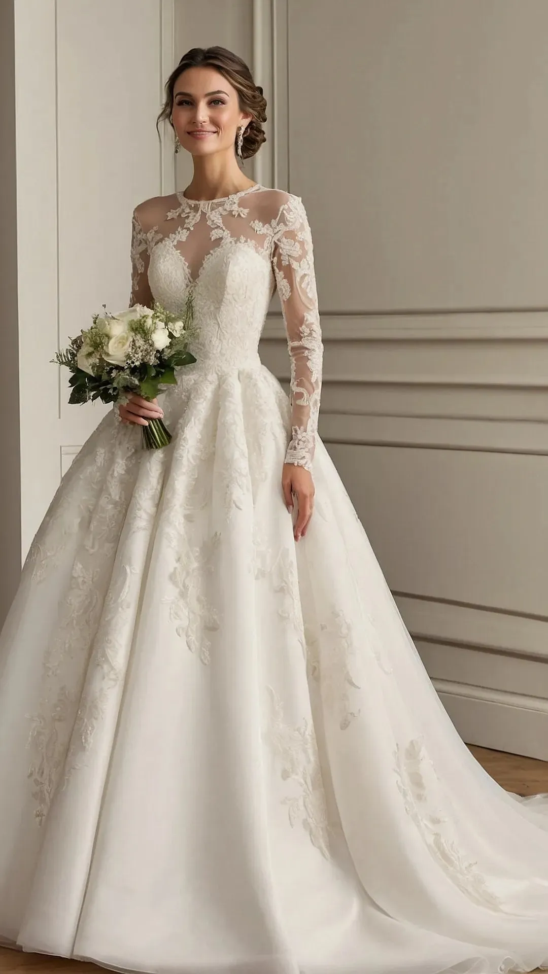 20 Elegant Wedding Long Dress Ideas for All Styles