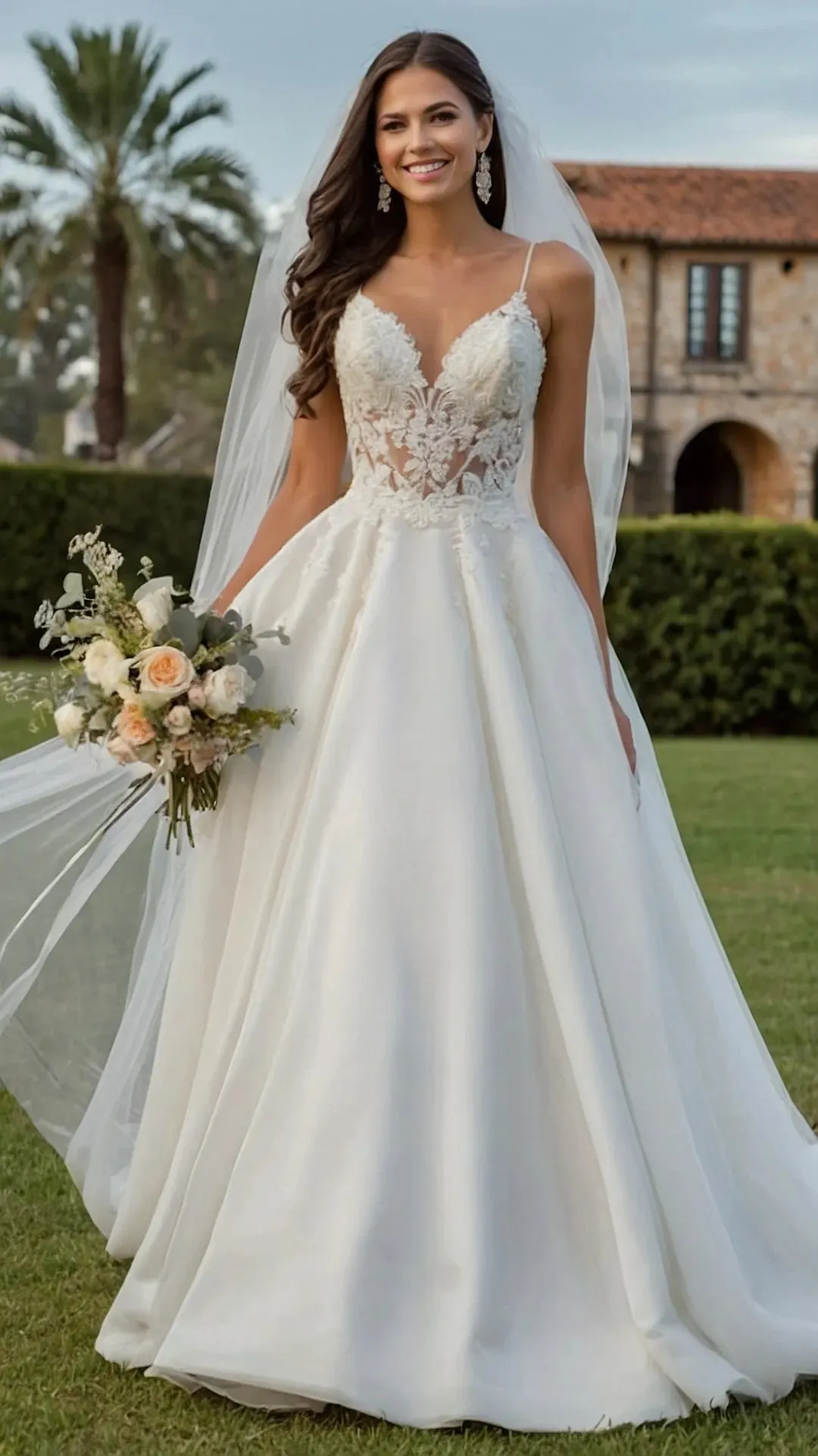 20 Elegant Wedding Long Dress Ideas for All Styles