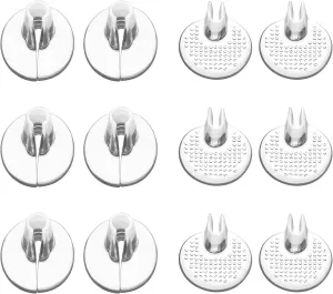 6 Toe Guard Pairs Gel Cushions for Sandal Flip Flop Soft Silicone Flip Gel Cushions Pads Toe Protectors Toe Guards Thong Sandal Toe Protectors Cushions Thong Insert