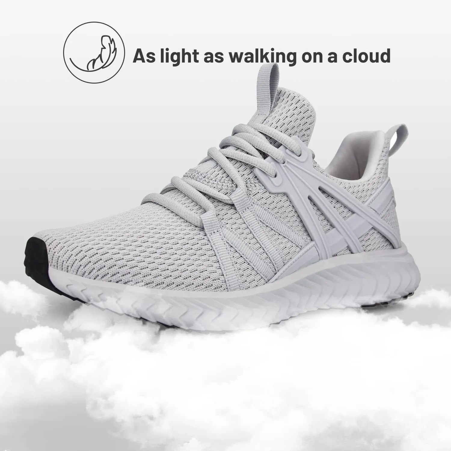 Abboos Womens Slip On Sneakers Women Walking Tennis Shoes Lightweight Casual Sneakers for Gym Travel Work