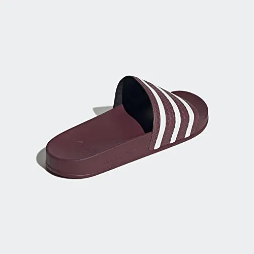adidas Originals Adilette Quiet Crimson/White/Quiet Crimson 8 D (M)