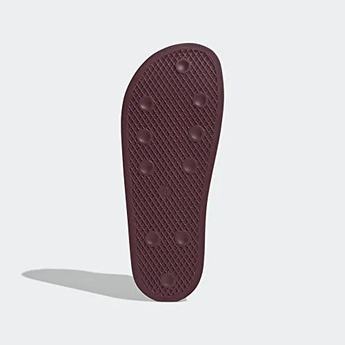 adidas Originals Adilette Quiet Crimson/White/Quiet Crimson 8 D (M)