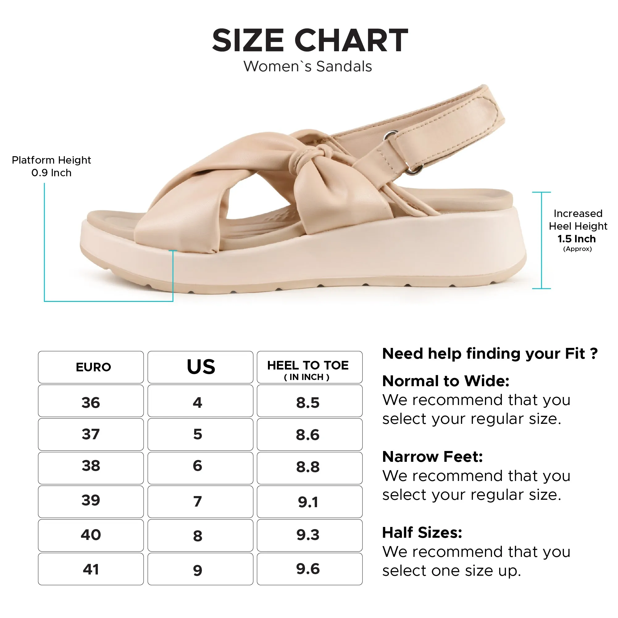 Aerothotic Sculpted Strap Sandal for Women - P5001
