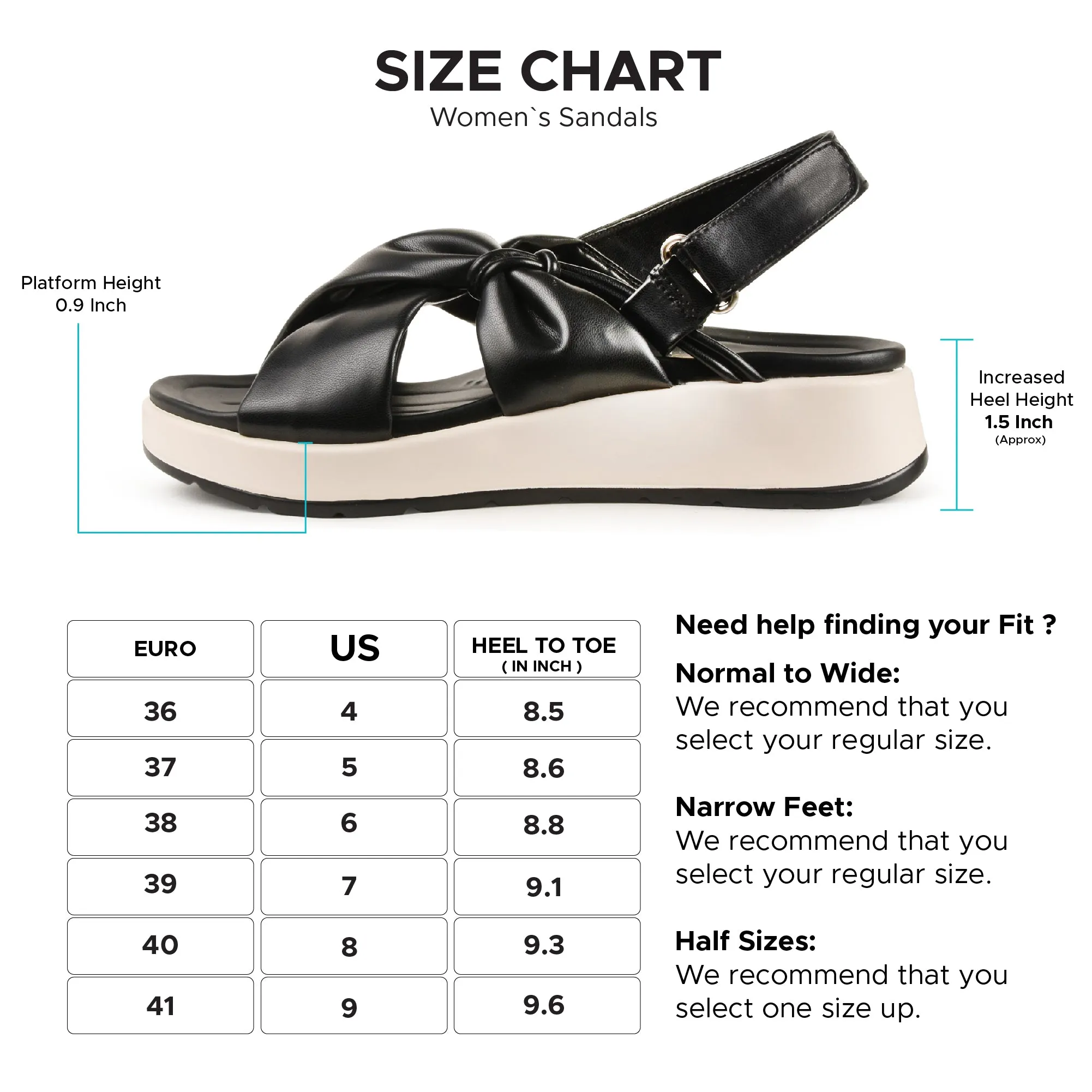 Aerothotic Sculpted Strap Sandal for Women - P5001
