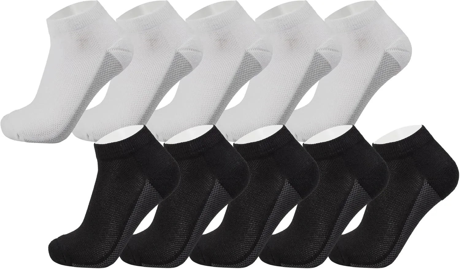 Alpine Swiss Mens Athletic Performance Low Cut Ankle Socks Breathable Cotton Multipack Socks
