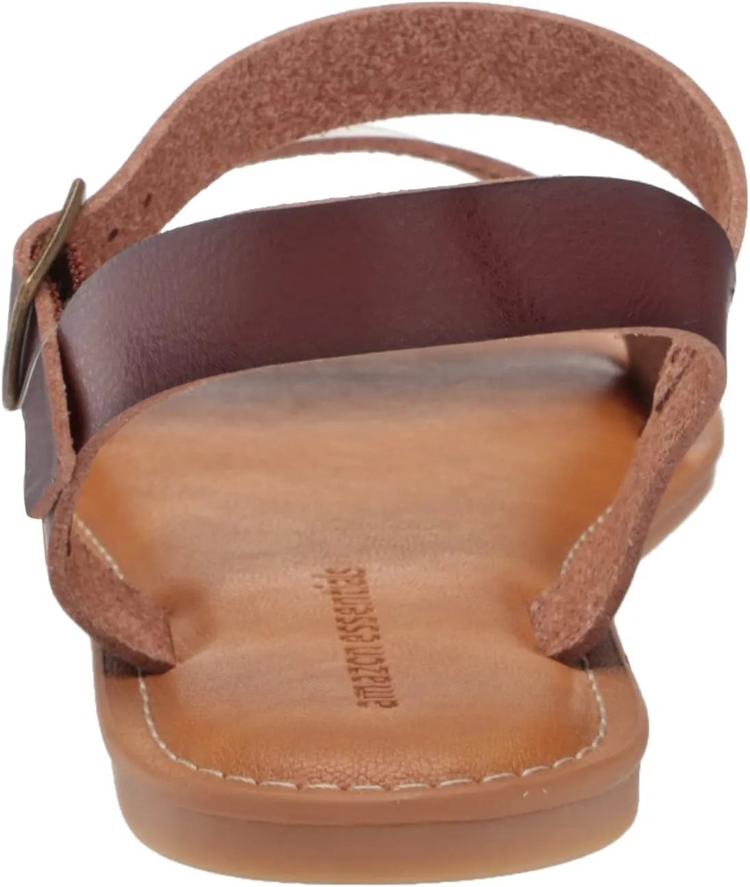 Amazon Essentials Women's Two Strap Buckle Sandal
