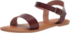 Amazon Essentials Women's Two Strap Buckle Sandal