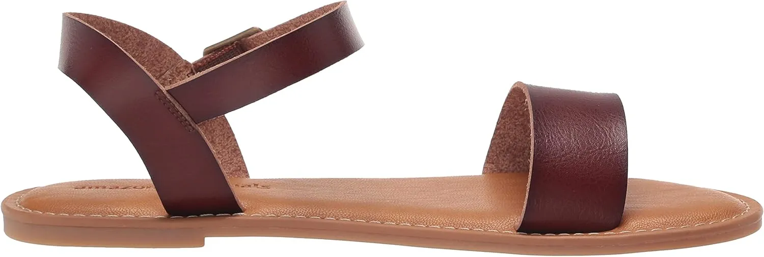 Amazon Essentials Women's Two Strap Buckle Sandal