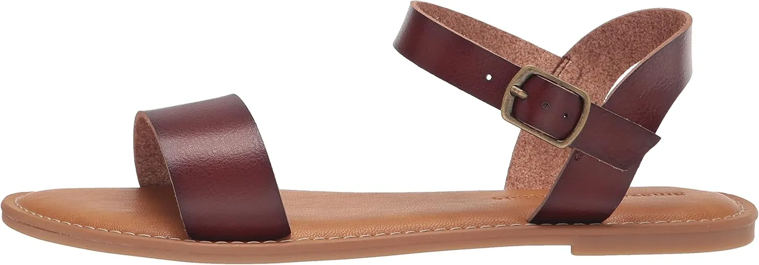Amazon Essentials Women's Two Strap Buckle Sandal