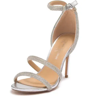 Ankle Open Dria Rhinestone Prom Unique assortment Lorraine Stiletto Sandal Formal Toe Lauren Strap Supportive policies