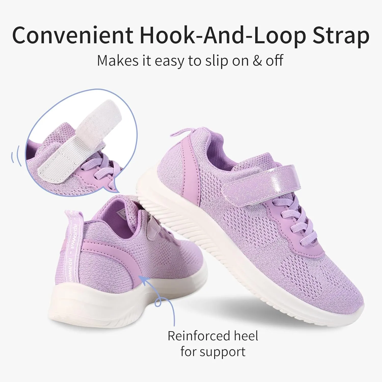 Apawwa Boys Girls Sneakers Lightweight Sneaker for boy Kids Breathable Tennis Shoes for Toddler/Little Kids/Big Kids