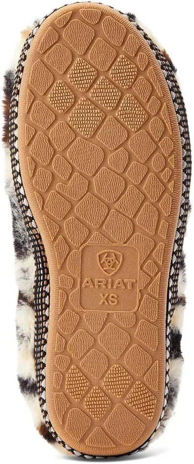 ARIAT Women's Snuggle Warm Soft Plush Acrylic Upper Rubber Outsole Indoor & Outdoor Slippers