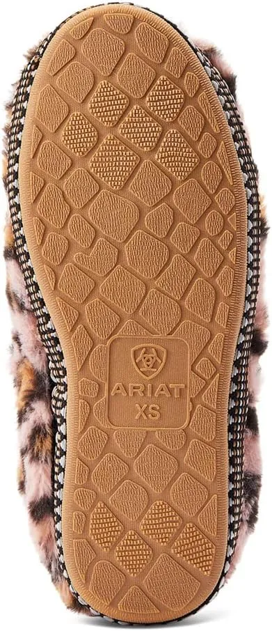 ARIAT Women's Snuggle Warm Soft Plush Acrylic Upper Rubber Outsole Indoor & Outdoor Slippers