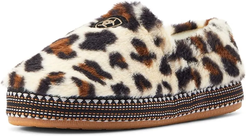 ARIAT Women's Snuggle Warm Soft Plush Acrylic Upper Rubber Outsole Indoor & Outdoor Slippers
