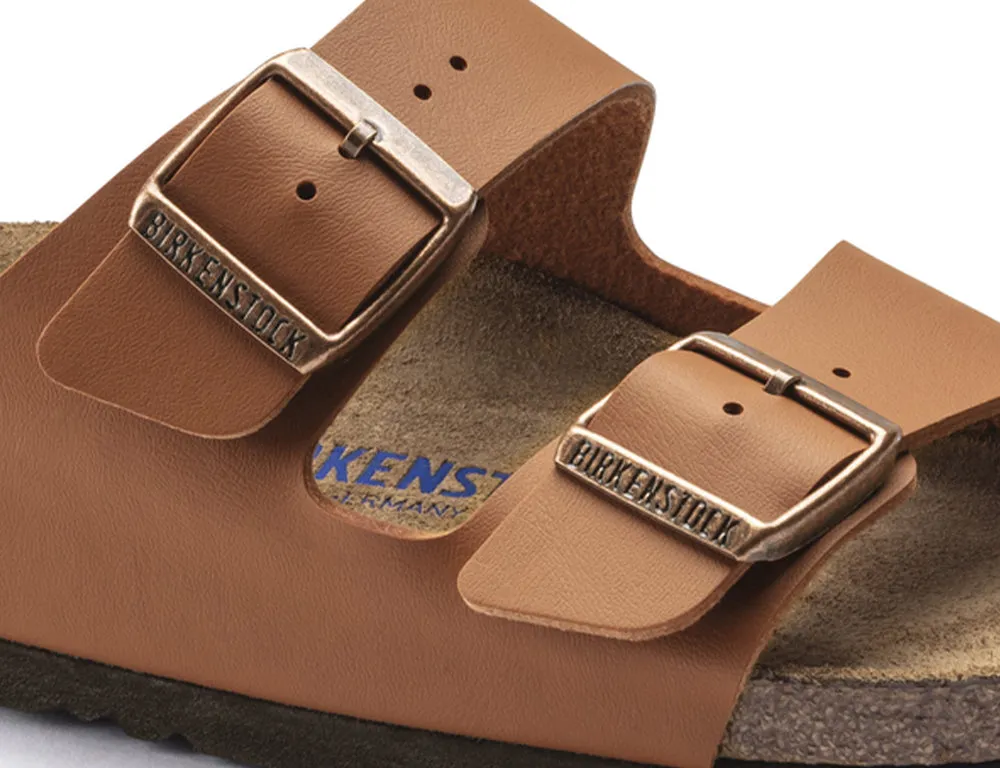 Arizona Soft-Footbed Birko-Flor Ginger Brown Sandals