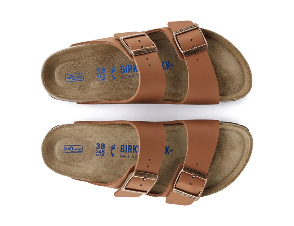 Arizona Soft-Footbed Birko-Flor Ginger Brown Sandals