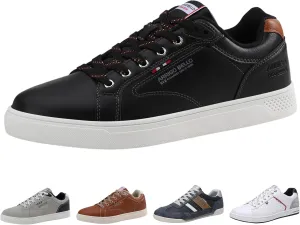 AX BOXING Mens Casual Shoes Fashion Sneakers Breathable Comfort Walking Shoes for Male