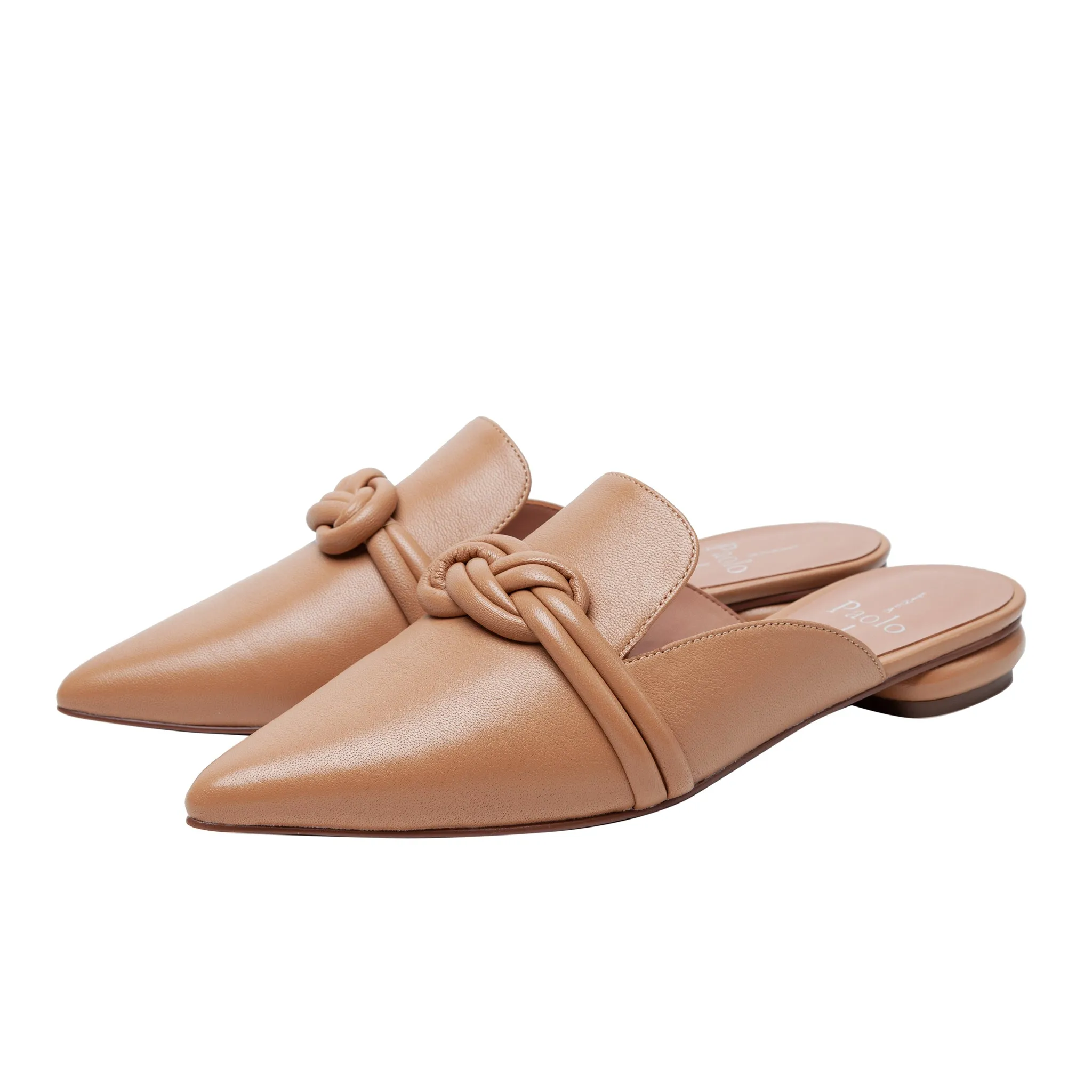AZELIA | Knotted Leather Mules