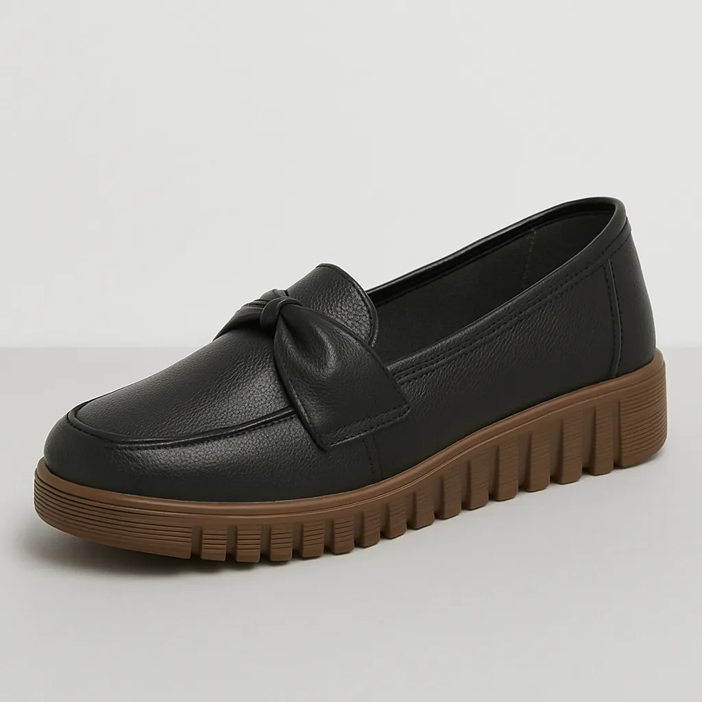 Bella Bow-tie Leather Loafer