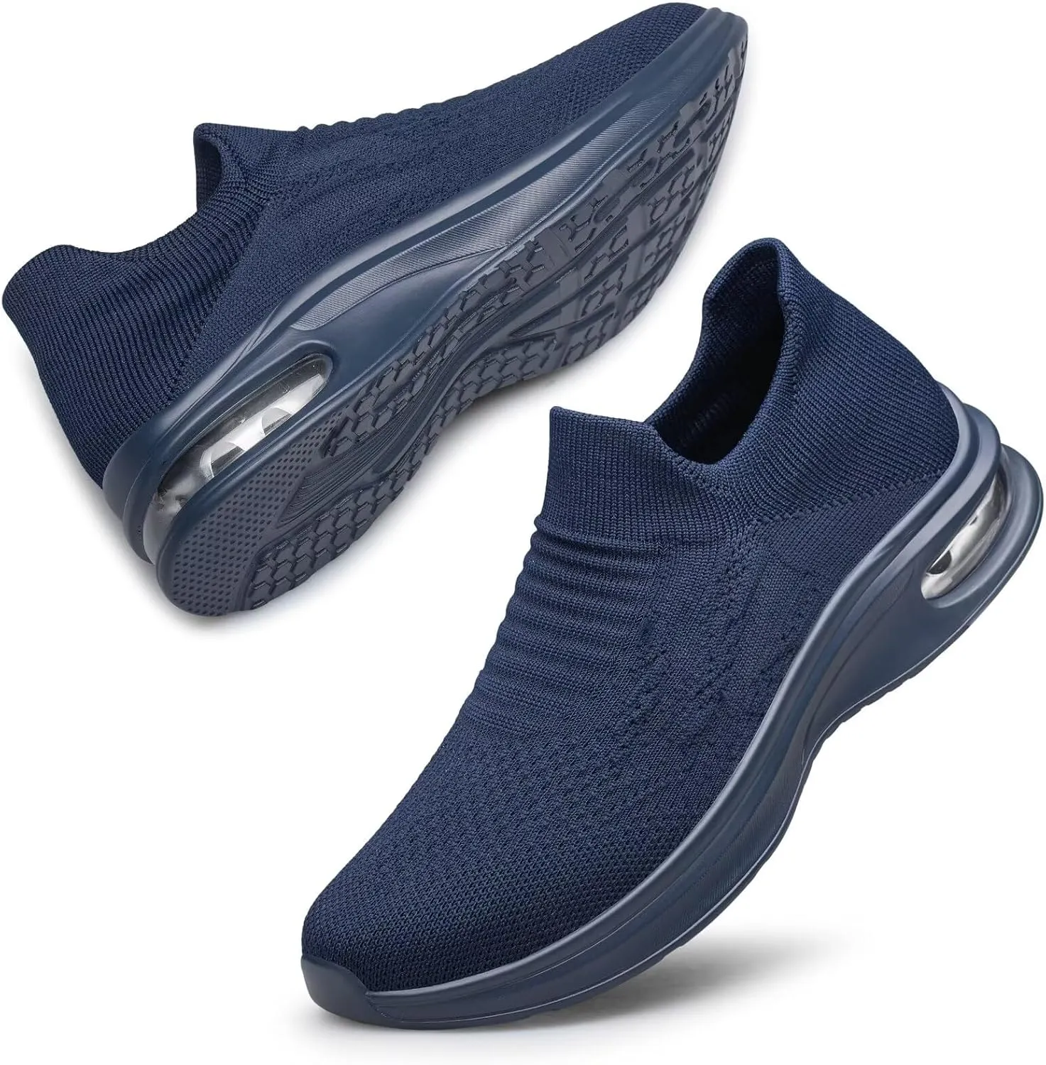 BNR Mens Flat Shoes Barefoot Sock Sneakers Casual Lightweight Comfortable Air Cushion Support