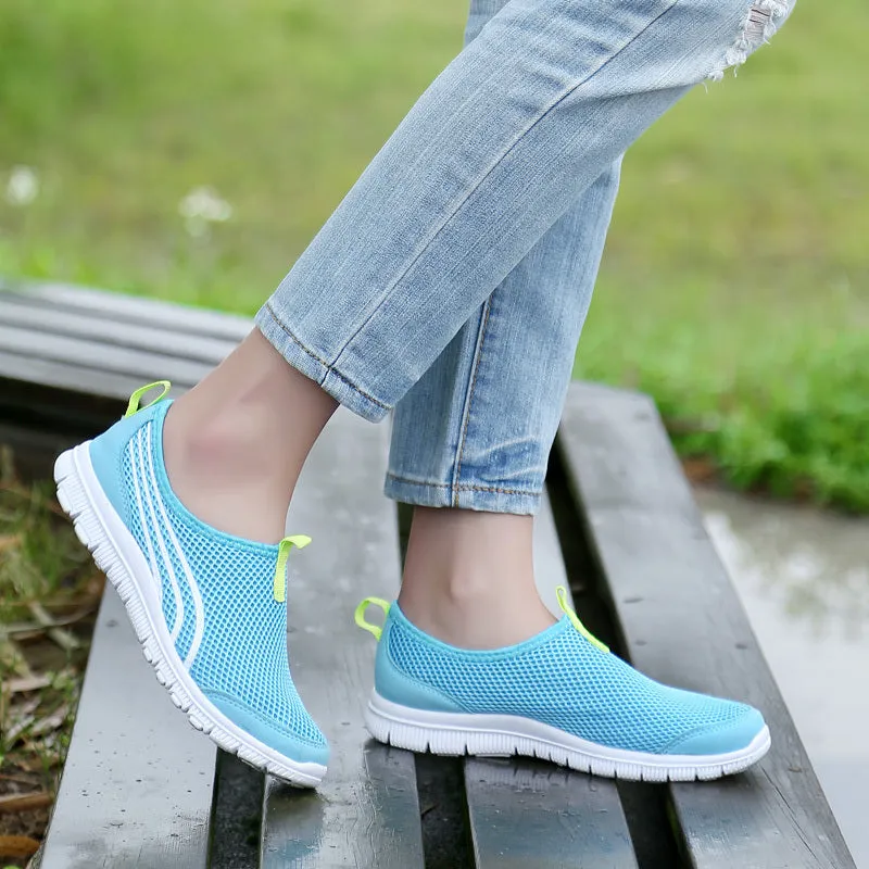 Breathable Mesh Female Running Shoes