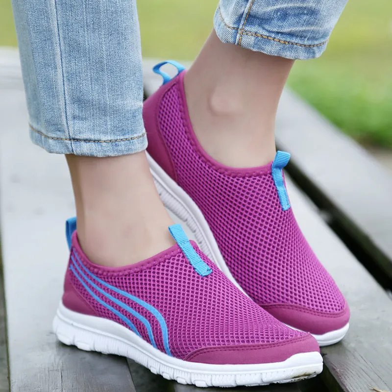 Breathable Mesh Female Running Shoes