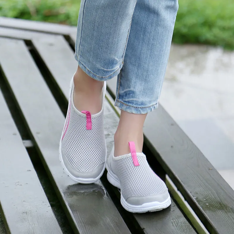 Breathable Mesh Female Running Shoes