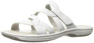 Brinkley Lonna Slide Sandal White 11 M Us