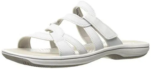 Brinkley Lonna Slide Sandal White 11 M Us