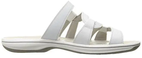 Brinkley Lonna Slide Sandal White 11 M Us
