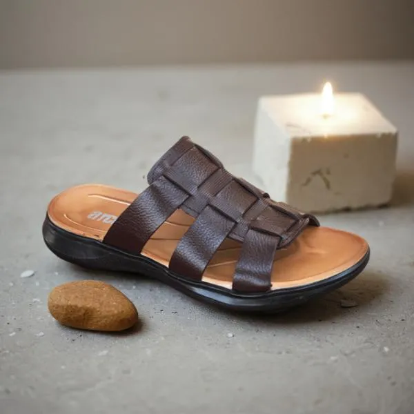 Brown Soft Slippers for men