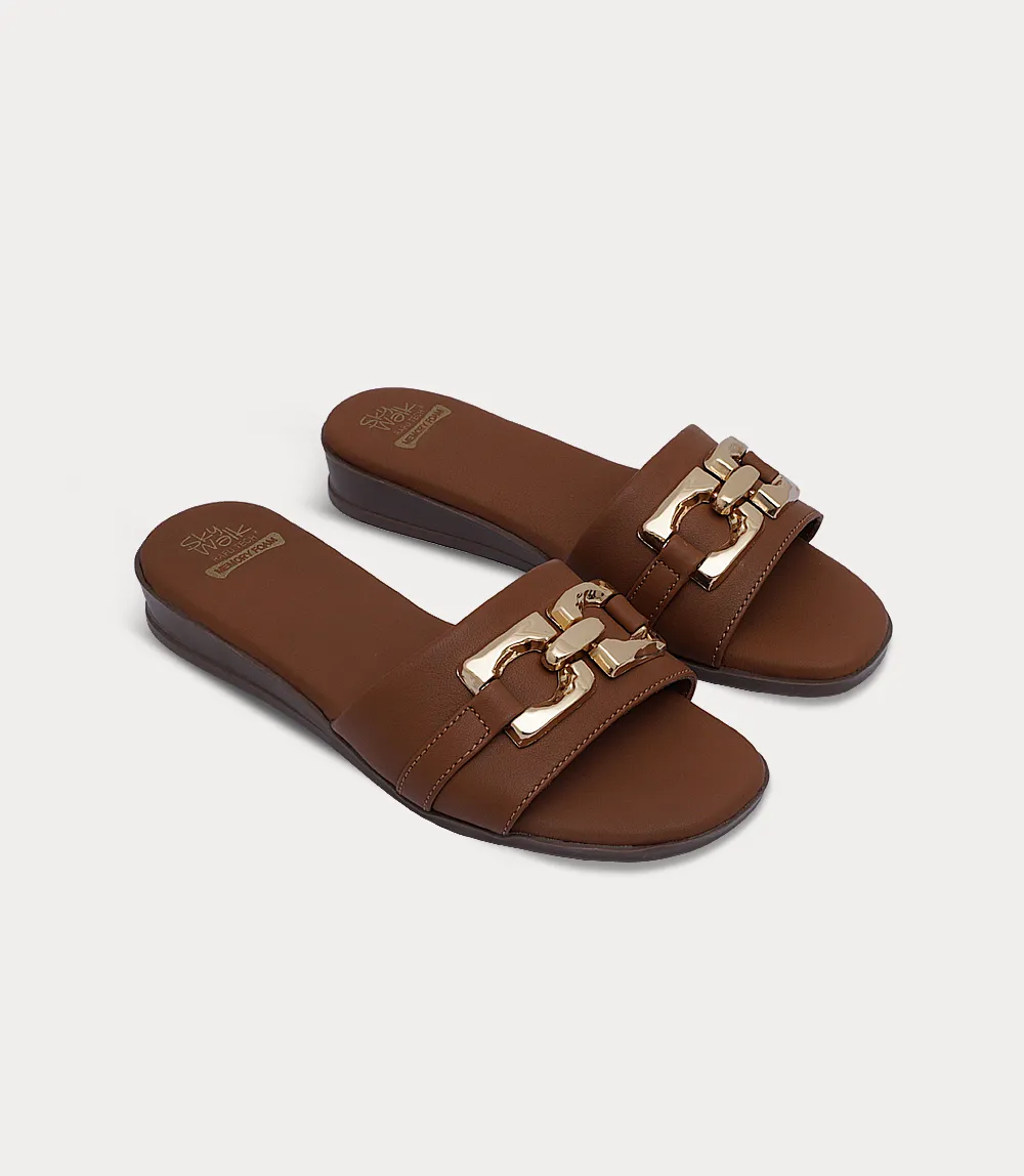 BW10320-TAN-Women Slipper