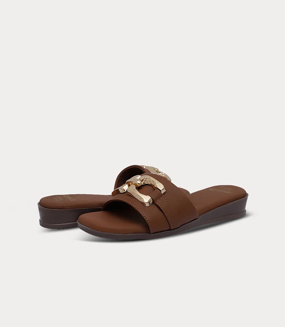 BW10320-TAN-Women Slipper