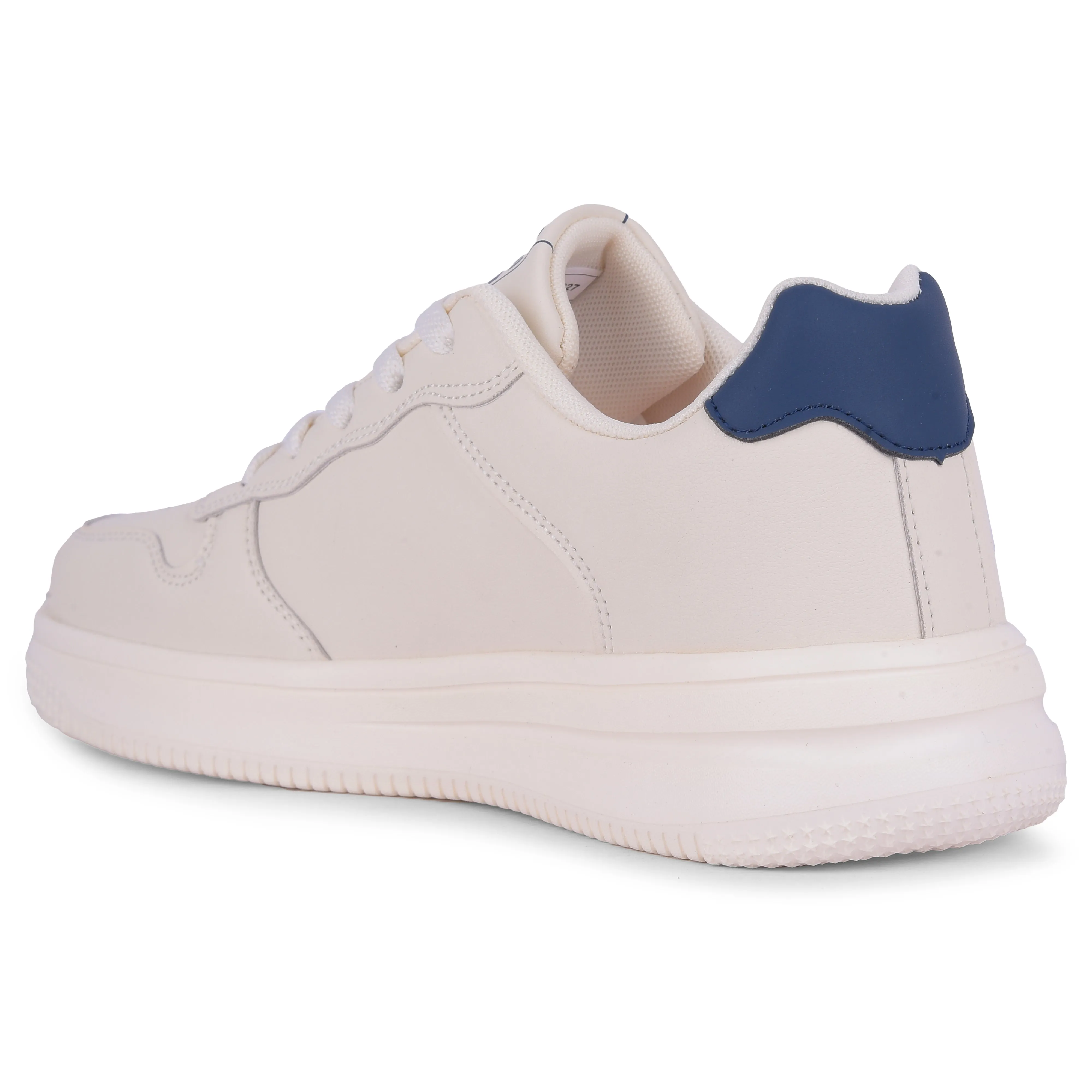 Calcetto Lightweight Casual Men'S Sneakers Shoes CLT-2027 Beige Navy