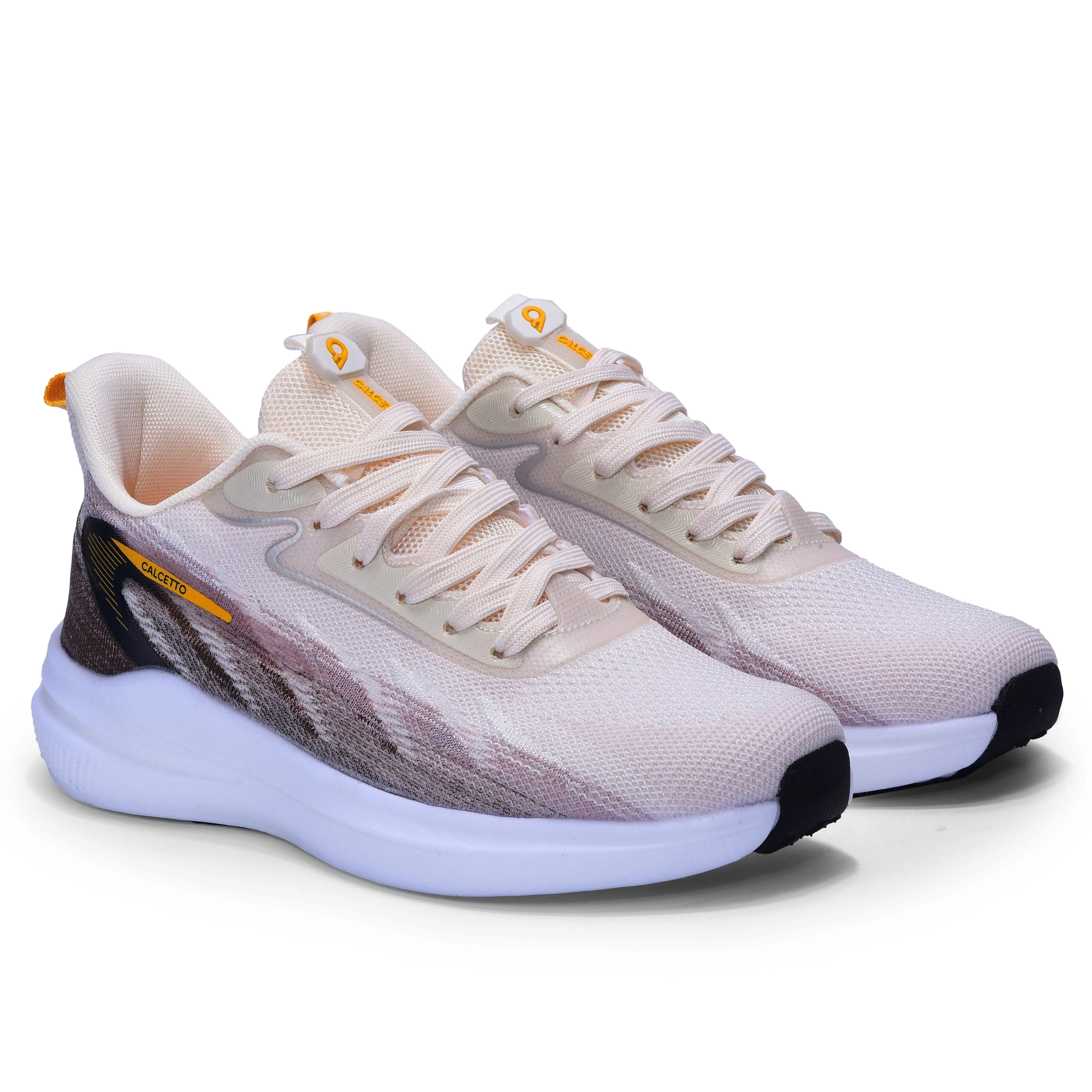 Calcetto Lightweight Lifstyle Men'S Running Sports Shoes CLT-0989 BEIGE
