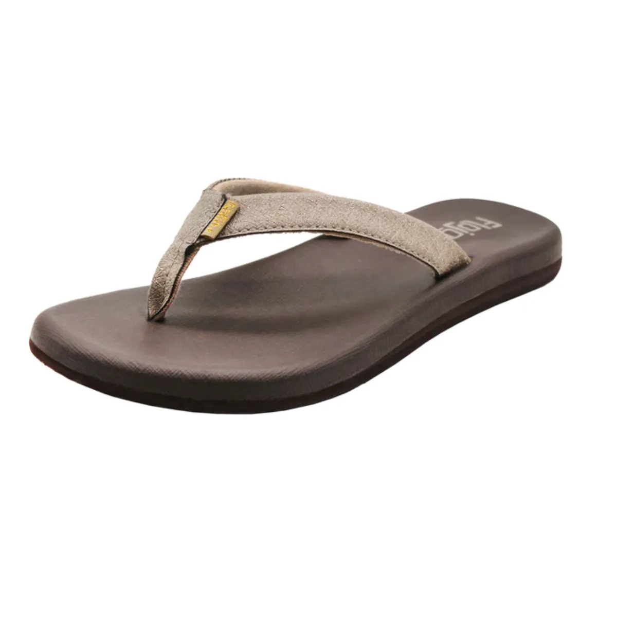 Campbell Sparkled Strap flip flop in Bronze by Flojos