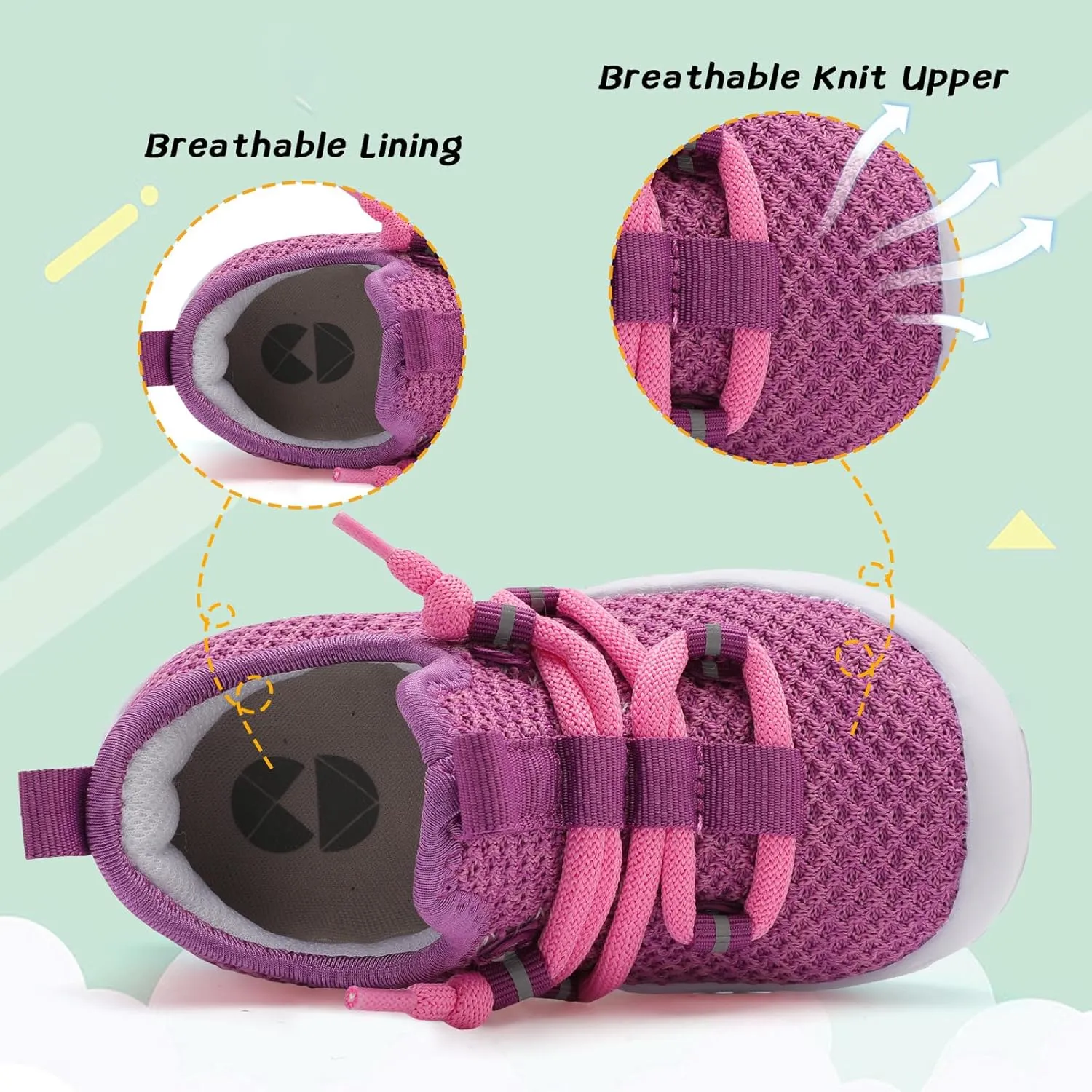 Centipede Demon Toddler Shoes Boys Girls Barefoot Shoes Kids Breathable Walking Running Shoe Slip on Sneakers Lightweight Outdoor Athletic Tennis Shoe