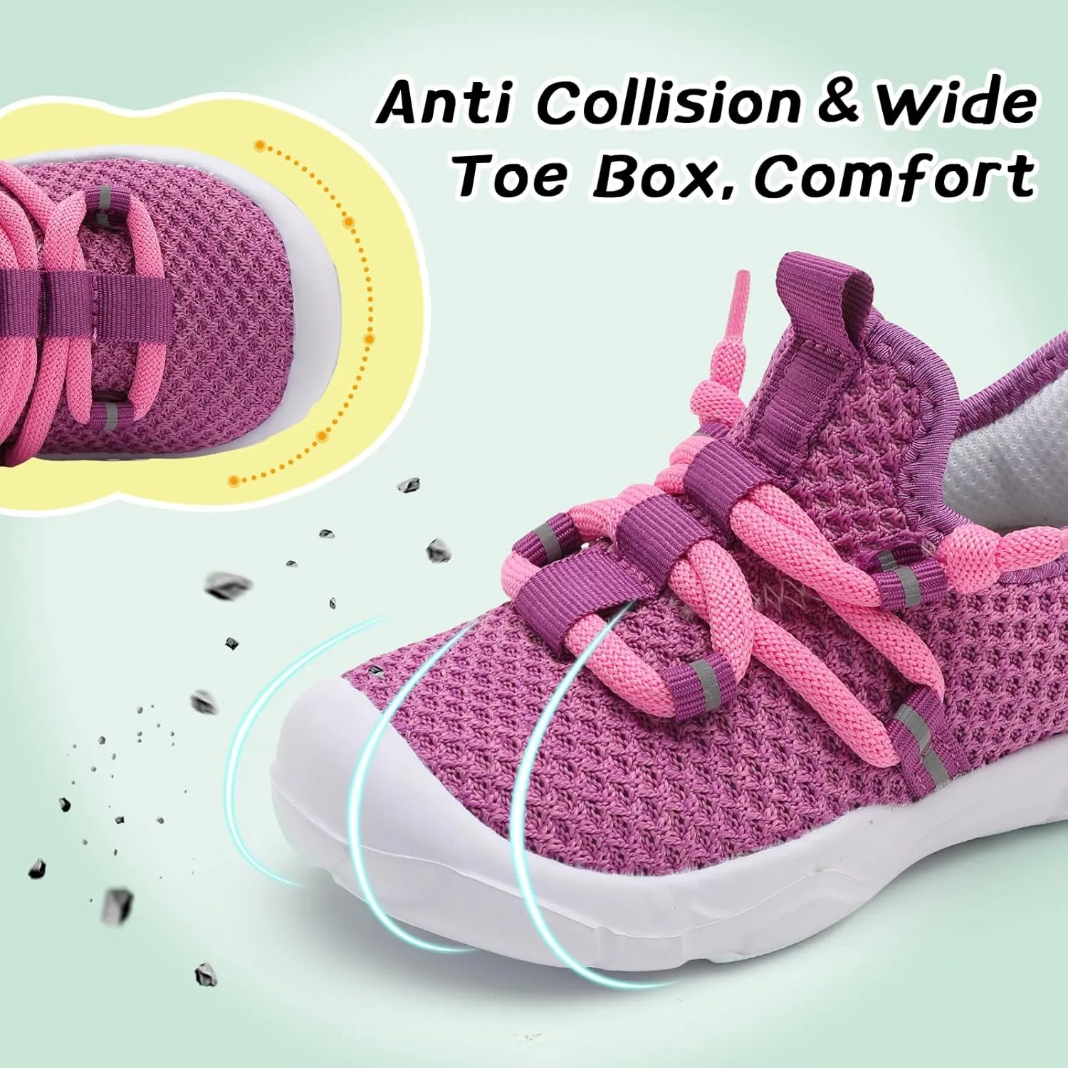 Centipede Demon Toddler Shoes Boys Girls Barefoot Shoes Kids Breathable Walking Running Shoe Slip on Sneakers Lightweight Outdoor Athletic Tennis Shoe