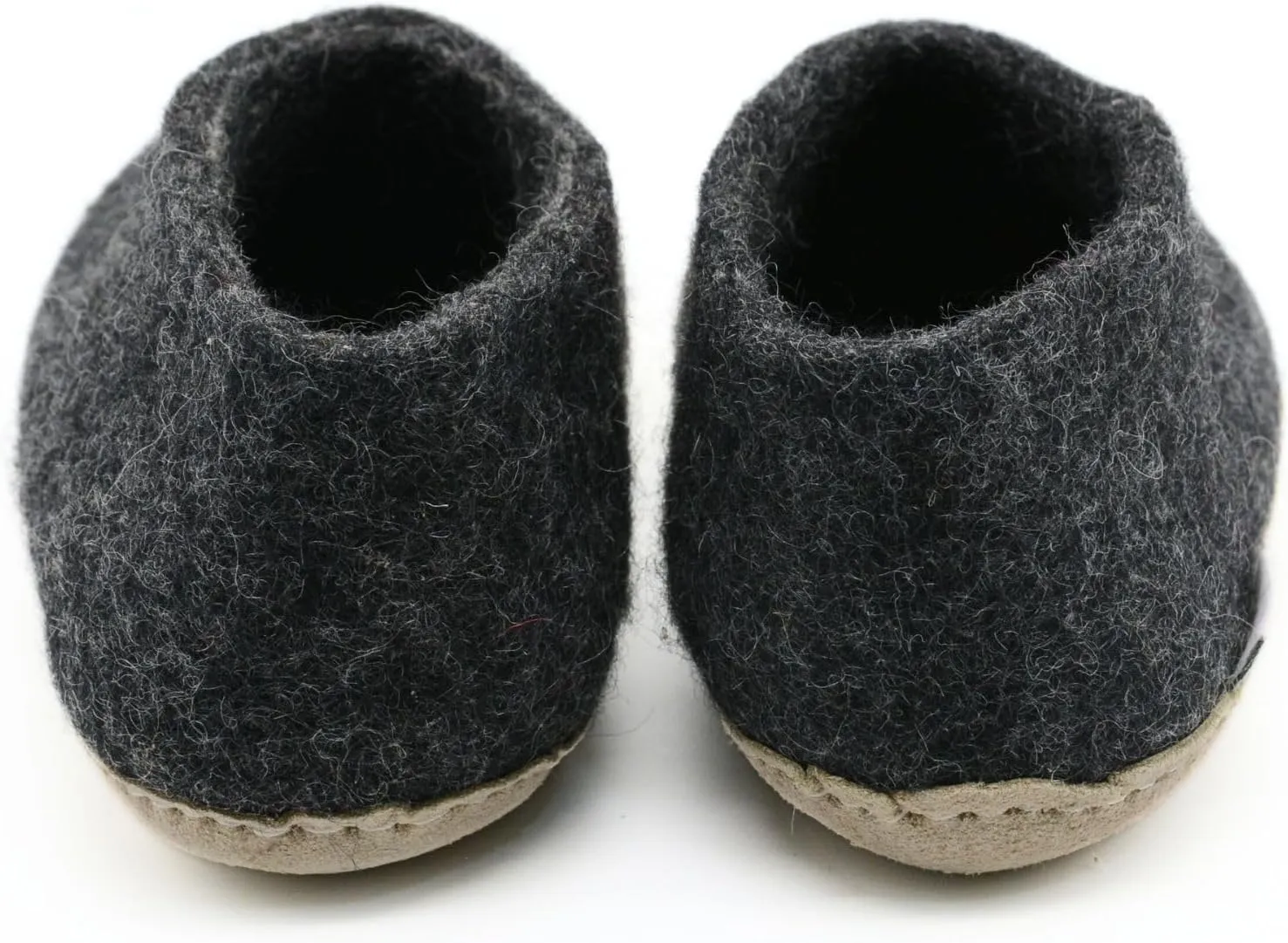 Charcoal Grey Handmade Shoes, Merino Wool Shoes, Natural Organic Wool Shoes Slipper, Indoor Slippers Men & Women