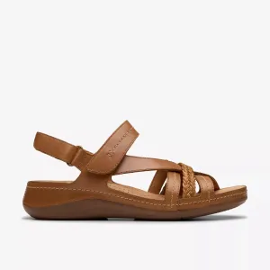Clarks Women's Cecily Strap Tan Combi 26181427