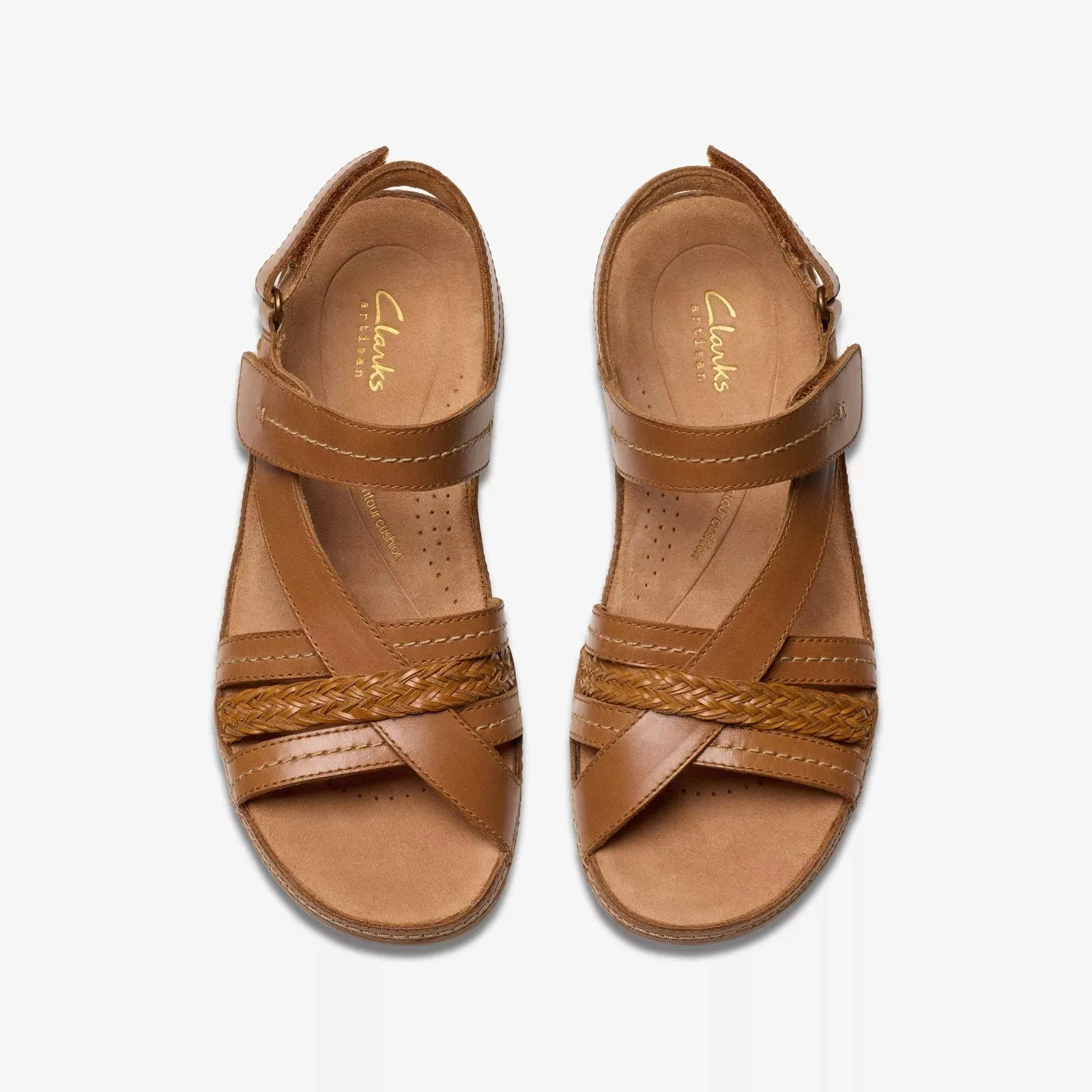 Clarks Women's Cecily Strap Tan Combi 26181427