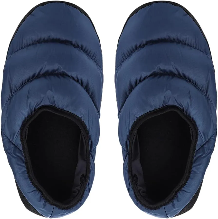 Closed Back Down Slippers Socks Camper Camping Slipper Loafers Winter Insulated Moccasin House Shoes Slippers for Women Men