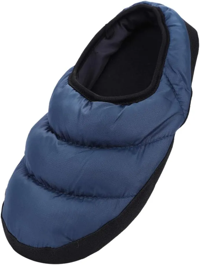 Closed Back Down Slippers Socks Camper Camping Slipper Loafers Winter Insulated Moccasin House Shoes Slippers for Women Men