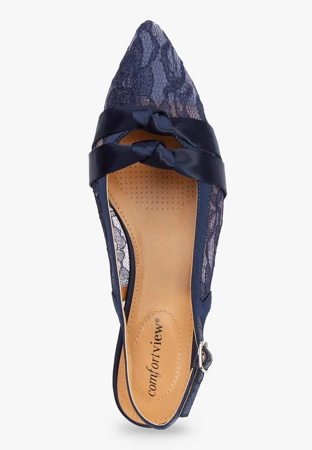 Comfortview Women's The Poppy Slingback (Wide Widths Available)
