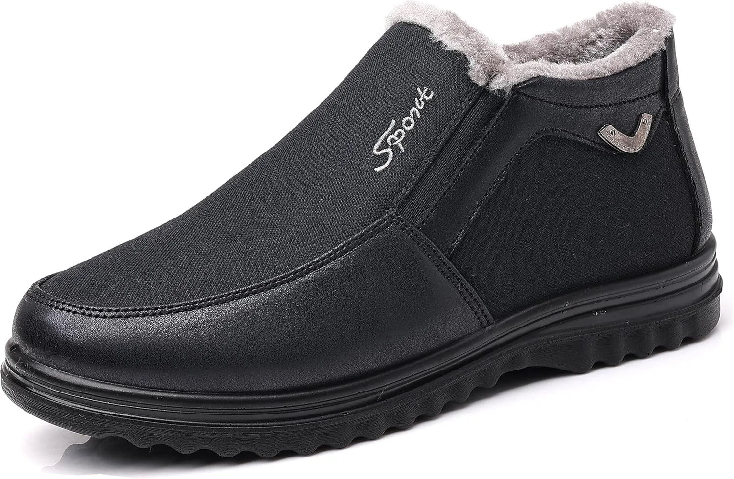 COSIDRAM Mens Casual Loafers Shoes Ankle High Lightweight Moccasins for Adult Male