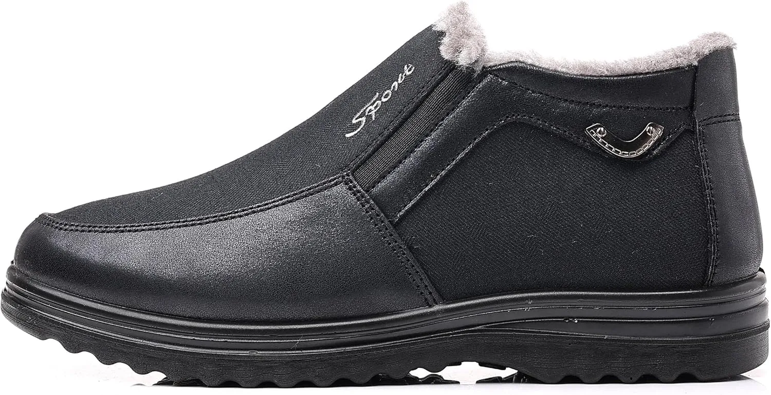 COSIDRAM Mens Casual Loafers Shoes Ankle High Lightweight Moccasins for Adult Male