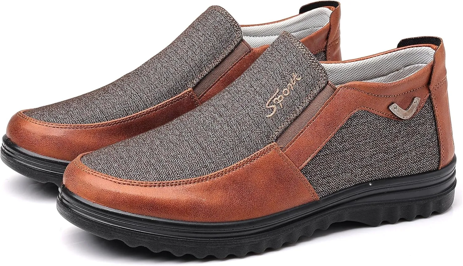 COSIDRAM Mens Casual Loafers Shoes Ankle High Lightweight Moccasins for Adult Male