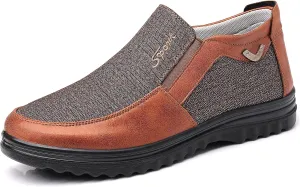 COSIDRAM Mens Casual Loafers Shoes Ankle High Lightweight Moccasins for Adult Male